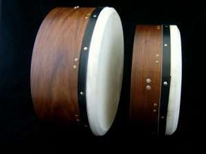 small and large bodhran