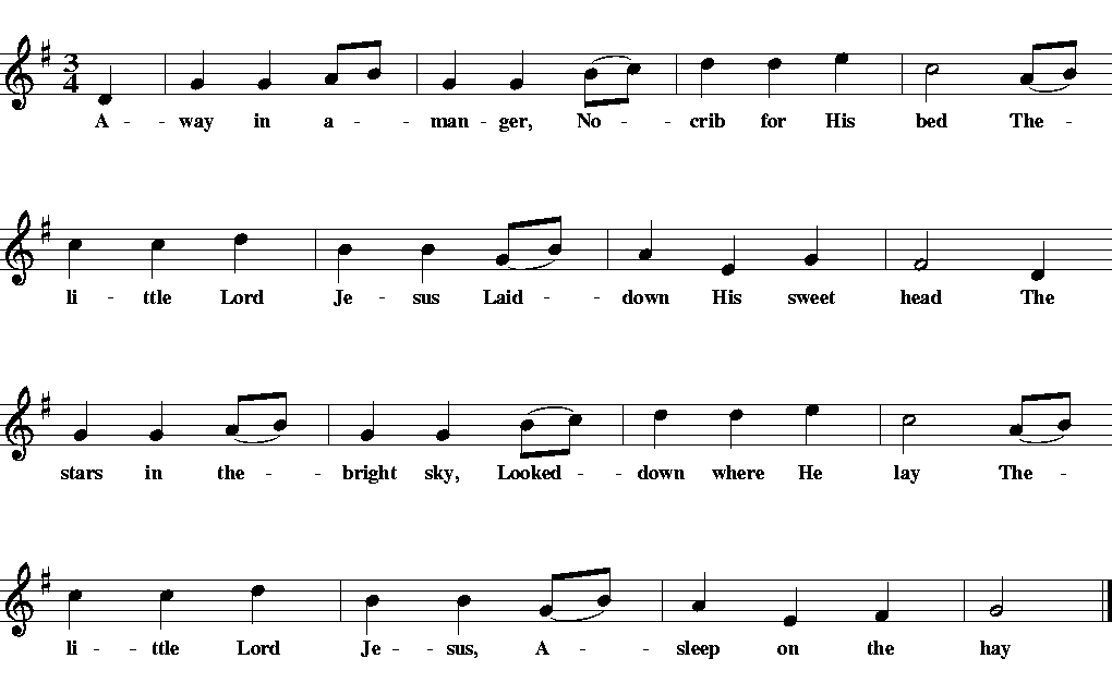 Away in a Manger - chant de noël pour flûte irlandaise 1 away in a manger - Away in a Manger - chant de noël pour flûte irlandaise