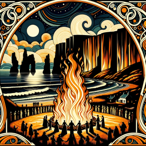 5 Irish tunes for halloween with tin whistle tabs and sheet music