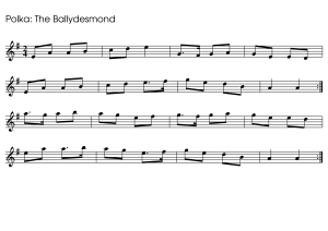 Polka Example - The Ballydesmond - Tune Types in Irish Traditional Music