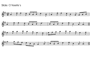 Slide Example: O'Keefe's - Tune Types in Irish Traditional Music
