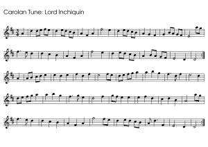 Carolan Tune Example: Lord Inchiquin - Tune Types in irish Traditional Music