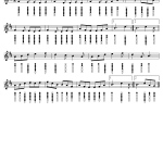 low whistle sheet music tabs for maguires march